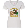 thumbnail image 3 of Inktastic I'm Excited for Oktoberfest with Cute Hedgehog Women's V-Neck T-Shirt, 3 of 5