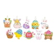 thumbnail image 4 of 2x 10 Uds. Decoraciones Colgantes de Pascua, Adornos de Huevos de , Decoración de Mesa para Primavera, Pascua, Estantería para Exteriores, 2 piezas, 4 of 8