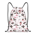 thumbnail image 1 of Fotbe Dachshund Dog Puppy Bolsa Mochila con Cordón Estampada, Bolsa de Gimnasio Deportiva, Bolsa Cinch, Bolsa con Cordón para Hombres y Mujeres-Medium, 1 of 6
