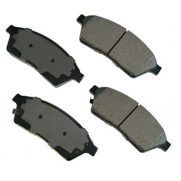 Akebono PRO-ACT Ultra-Premium Brake Pad Set, Ceramic Fits select: 2010-2016 CADILLAC SRX, 2011 SAAB 9-4X