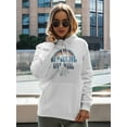 thumbnail image 2 of Be Positive Live Well Hoodie Women -Image by Shutterstock, Female Large, 2 of 4