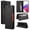 Black, variant on Allytechgroup Flip Case for Samsung Galaxy A53 5G with Credit Card Slot, PU Leather Wallet Phone Case with Stand Slim Lightweight Shockproof Back Cover Bumper for Samsung Galaxy A53 5G, Black
