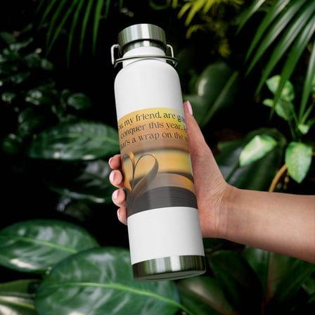 Conquer the Year Copper Vacuum Insulated Bottle, 22oz