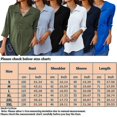 thumbnail image 2 of Women Button Down Tops Casual Work Shirts Lapel Neck Blouse, 2 of 2