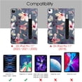 thumbnail image 2 of Funda para iPad Pro de 11 pulgadas (4.ª/3.ª generación) 2022/2021 - Soporte tipo libro con múltiples ángulos de visión, 2 of 4