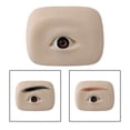 thumbnail image 3 of Xuanheng Silicone Eyes Model with Eyeball Practice Lightweight Brown Right, 3 of 6