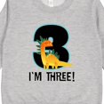 thumbnail image 3 of Inktastic 3rd Birthday Dinosaur Party Toddler Sweatshirt, 3 of 4
