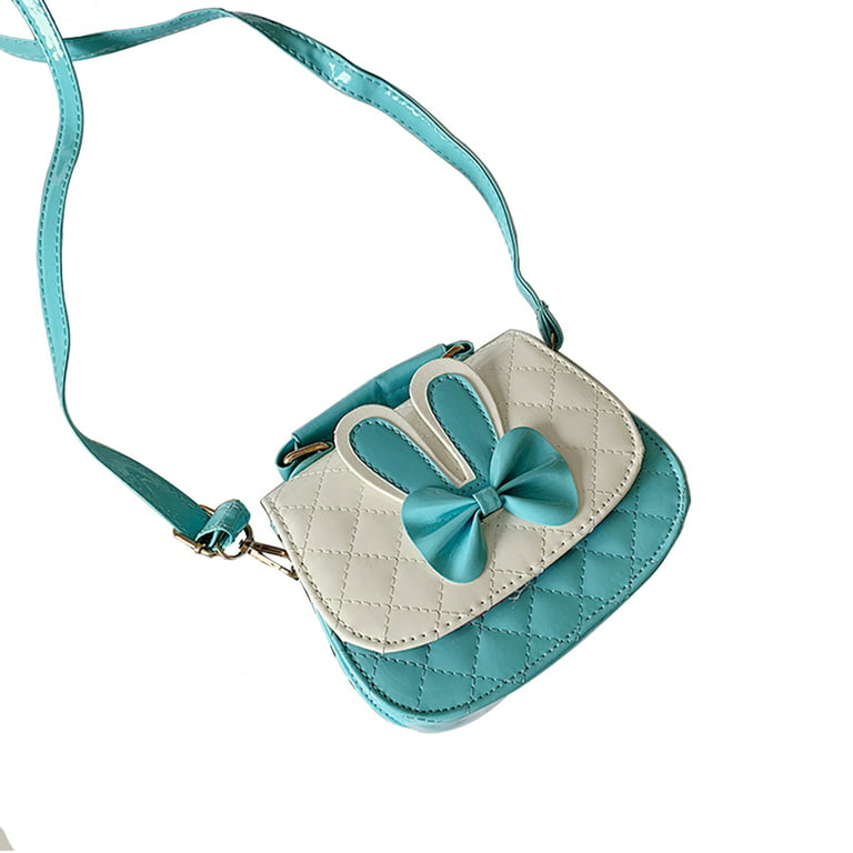 Girls Shoulder Bag Little Girls Handbag with Bow Knot Mini Flap