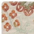 thumbnail image 4 of SAFAVIEH Blossom Caiden Floral Wool Runner Rug, Grey/Red, 2'3" x 8', 4 of 6