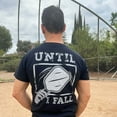 thumbnail image 6 of Until I Fall Pickleball Black T-Shirt Small, 6 of 9