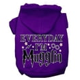 thumbnail image 6 of Pet Dog  Cat Hoodie Screen Printed, "Everyday I'm Mugglin", 6 of 10