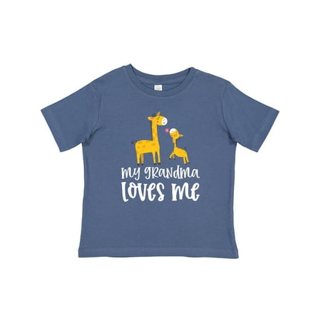 

Inktastic My Grandma Loves Me Gift Baby Boy or Baby Girl T-Shirt