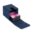 thumbnail image 4 of Vault X Trading Card Toploading Deck Box, 80+ sleeved cards, Premium Exo-Tec Material, Card Holder Storage Box, Magnetic Lid, for MTG Commander, TCG (Blue), 4 of 8