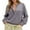 Grey, variant on Summer Cardigan Women's Knit Cardigan Long Sleeve Open Front Sweater Soft Comfortable Fall Winter Cozy Oversized French Style Casual Outerwear Red S
