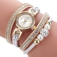 thumbnail image 2 of Retro Multilayer Beads Braided Bracelet Women Arabic Number Quartz Wrist Watch, 2 of 8