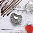 thumbnail image 5 of Caja de joyería clásica Vintage antigua con forma de corazón, anillo, baratija pequeña, organizador de almacenamiento, cofre, regalo de Navidad, plata, 5 of 5