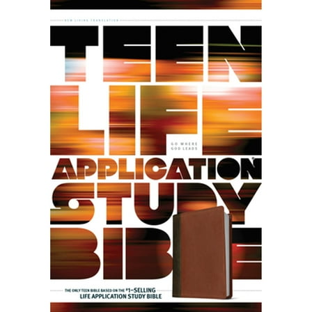 Pre-Owned Tyndale NLT Teen Life Application Study Bible (LeatherLike, Brown), NLT Study Bible with Notes and Features, Full Text New Living Translation, 9781496434326, 1496434323, Paperback,