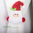thumbnail image 3 of Kearding Accesorio de hebilla navideña para cortina, decoración del hogar, soporte de fijación para cortinas, adornos para atar, fijador Papá Noel, 3 of 6