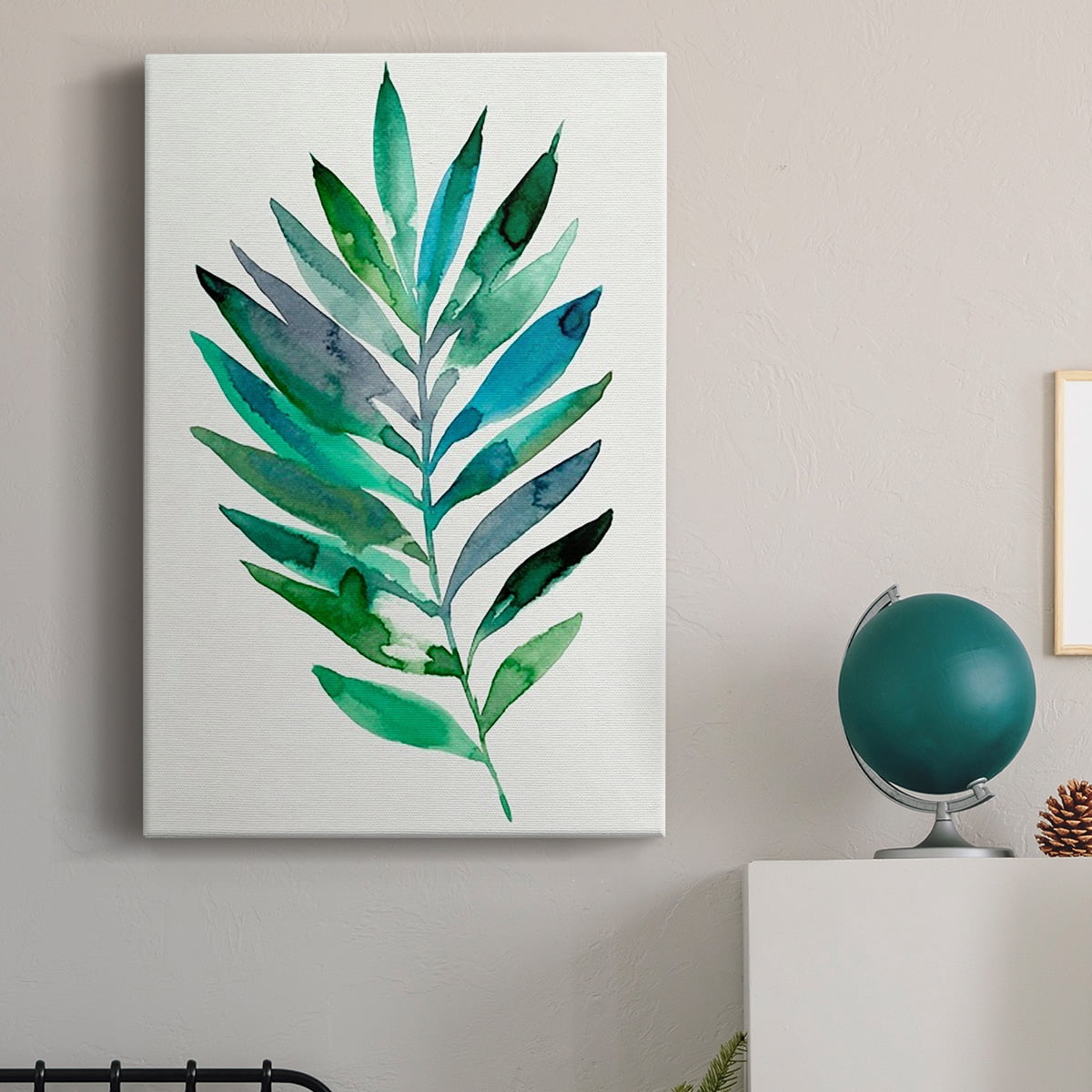 Palm Frond Flow III Premium Gallery Wrapped Canvas - Ready to Hang