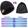 thumbnail image 3 of Gorro de punto Warm Bluetooth - RG Negro Xemadio WMCH-477, 3 of 7