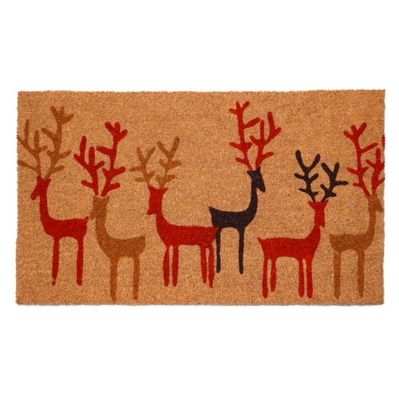 Calloway Mills Christmas Deer Outdoor Doormat