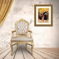 thumbnail image 3 of Vintage Apple Collection 19x24 Gold Ornate Wood Framed with Double Matting Museum Art Print Titled - Le Chat Noir 2, 3 of 4