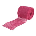 thumbnail image 4 of Love, Laugh, Craft Jute Burlap Roll Precut, Finished Edges, 3"W x 5-Yards, 740-31, Orchid Pink, 4 of 6