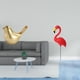 thumbnail image 2 of Figura de pájaros,Figura de pájaro dorado,decoración del hogar,estatua de animal,Estatua de estaca de jardín,Adorno de flamenco para jardín,patio,porche,Estatua de, 2 of 8