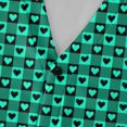 thumbnail image 5 of QHRMKOG Men Cardigan Romantic Valentine's Day Heart Cardigan Sweaters Print Relaxed Fit Long Sleeve V Neck Button Up Cardigans Fashion Ribbed Knit Sweater Green 3XL, 5 of 7