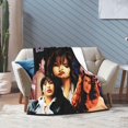 thumbnail image 6 of Blanket Selenas Throw Flannel Blankets Soft Blanket for Sofa Bed Office Camp Couch Beach Car Decoration Air Conditioning Blanket for All Seasons 50""x40"", Black, 6 of 6