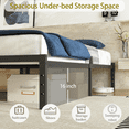 thumbnail image 5 of AURORAL ZONE 18 inch Queen Size Metal Bed Frame Platform, No Box Spring Needed, Easy Assembly, Noise Free, 5 of 9