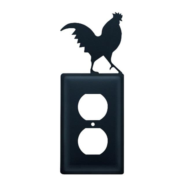 Village Wrought Iron EO-1 Rooster Outlet Cover