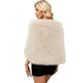 thumbnail image 3 of KANG Faux Shawl Wrap For Elegant Soft Warm Winter Stole Evening Party Wear Fashionable Cozy Outerwear, 3 of 9