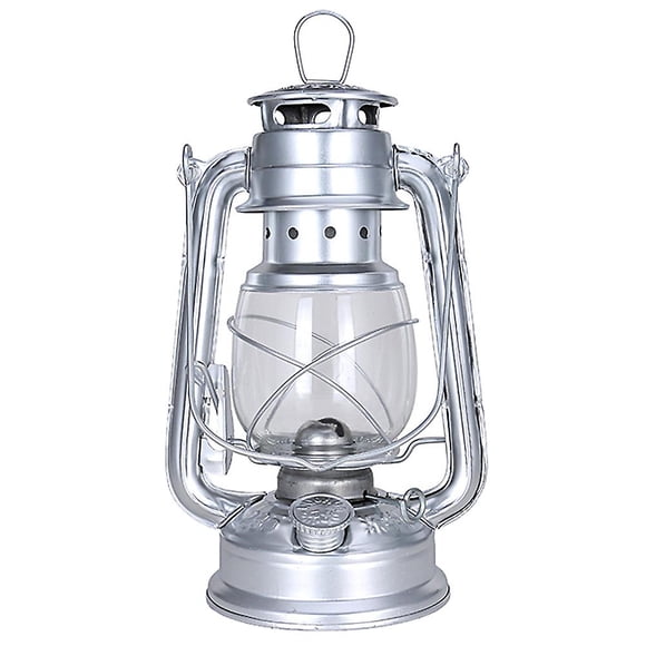 25cm Retro Classic fotogenlampa Dimbar fotogenlykta Silver