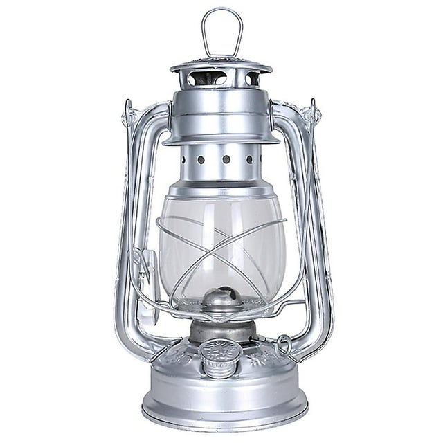 25cm Retro Classic fotogenlampa Dimbar fotogenlykta Silver