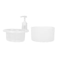 thumbnail image 4 of DOMELAY 3xSoap Dispenser and Sponge Holder Dishwashing Soap Pump Dispenser for Kitchen, 4 of 9