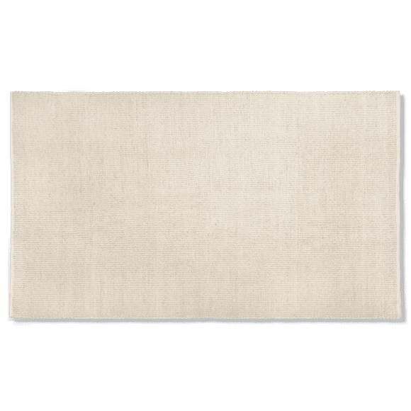 Bouclair Tapis en Coton Frica Blanc Cassé 84 X 60 Po (213,25 X 152,5 cm)