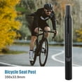 thumbnail image 7 of Unique Bargains Bicycle Seat Post Aluminum Alloy Seat Tube with Scale Mark Universal for MTB Mountain Bike Black 33.9x350mm, 7 of 7