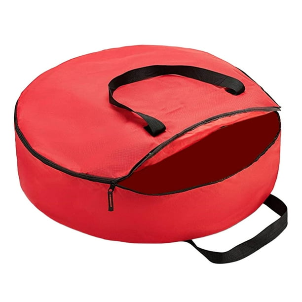 Funda de cojín Tela de lona a prueba de polvo Plegable Duradero Bolsa de cojín Almacenamiento de árbol Poacket Almacenamiento de árbol pa , Rojo-1 76x20cm Baoblaze Bolsillo de almacenamiento