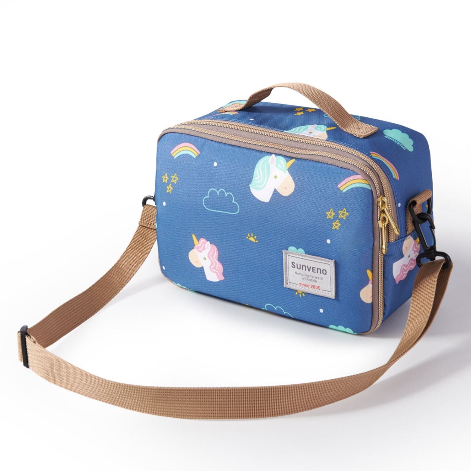 Sunveno Diaper Bag with Water-Resistant, Portable Changing Pad, 1 Count