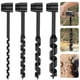 thumbnail image 2 of Bushcraft Outdoor Survival Hand Drill Carbon Steel Manual Auger Drill Self-Tapping Survival Wood Punch Tool for Outdoor Camping, 2 of 5
