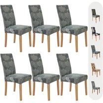 Chair Covers for Dining Room 6 Pack, Stretch Dining Chair Cover, Washable Spandex Kitchen Parsons Chair Slipcovers,Chair Covers for Home or Party