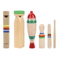 thumbnail image 2 of Juego de percusión de juguetes musicales Montessori para niños, juguetes musicales artísticos para bebés y niños 6 piezas, 2 of 9