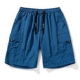 thumbnail image 7 of EOYWHK Men's Gym Shorts Quick Dry Cargo Shorts with Multi-Pockets Relaxed Fit Workout Shorts for Men Soft Lightweight Breathable Active Shorts for Blue XXXXL, 7 of 7