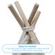 thumbnail image 5 of Carpa, Tipi Carpa Para Niños, Play Tipi, Lona De Algodón Plegable Para Niños Wigwam Playhouse Carpa, Para Bebés Y Niños Pequeños Juego Al Aire Libre En Interiores (Blanco) Muyoka Hogar, 5 of 7