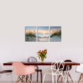 thumbnail image 5 of Set of 3 Beach Sunset Decor Wall Art Ocean Landscape Pictures Canvas Prints for Home Living Room Walls Decoration with Framed 12x16, 5 of 6