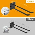 thumbnail image 2 of Garage Hooks, Wall Mounted Coat Rack, Shed Organizer, Heavy Duty Tool Organizer, Garage Storage Utility Hooks for (2 Pack), 2 of 4
