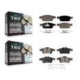 thumbnail image 1 of TEC Front Rear Ceramic Brake Pads Kit for Car 2013-2018 Ford Focus ST KTC-100279, 1 of 10
