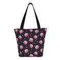 thumbnail image 3 of Haiem Cartoon Donut Planets Pattern Shoulder Bag - Durable and Spacious Tote Bag,Versatile Shopping Bag, 3 of 9