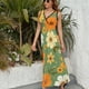 thumbnail image 3 of Vestido Largo Sin Mangas Para Mujer, Floral Traje Informal Para Cumpleaños, Verano, 3 of 5